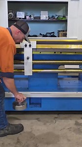 Machining levelling feet on a heavy-duty lathe