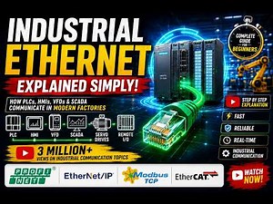 Industrial Ethernet Explained Simply | Profinet vs Ethernet/IP vs Modbus TCP