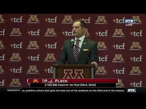 Full Press Conference: P.J. Fleck Introduced as Gopher Football Head Coach (BTN)