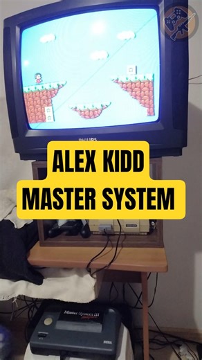 ALEX KIDD DIRETO DO MASTER SYSTEM - PURO SUCO DO RETRÔ #shorts #retrogames #mastersystem