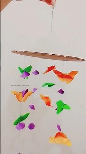 ✨ “Easy Origami Butterfly Mobile 🌈✨”