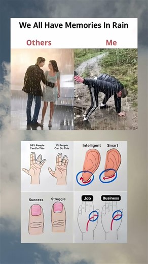 In movies, rain makes people fall in love, but in my life, it just makes me fall in mud....😂😂🤣🤣