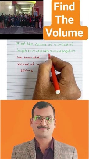 #mathematics # find the volume of cuboid