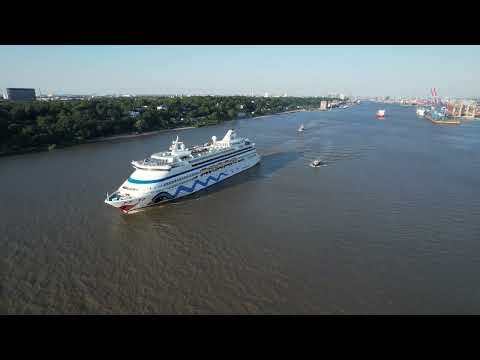 AIDAaura by Drone 🚁 Carnival Cruise
