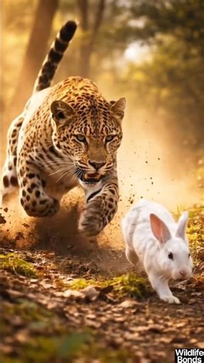 “Rabbit Runs… But This Predator Is Faster! 🐇⚡”