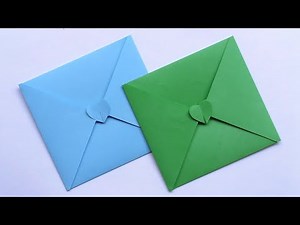 Heart Locked Envelope Easy DIY | Paper Envelopes | Origami Valentines Day Gift Card [Heart Envelope]