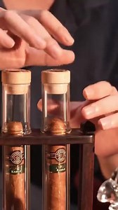 🥃 Cigar Flavor Infuser Humidifier ✨ Hand-carved hardwood https://www.gerbuys.com/products/cigar-flavor 🔸 Rum/Whiskey/Vanilla/Honey Flavors 🔸 Natural Cedar Wood Stopper 🔸 Borosilicate Glass Tube 🔸 Tip Connection Structure ⭐ "Enhance your cigar flavor in just 5 days!" 🎁 A masterpiece for cigar lovers | Citylln