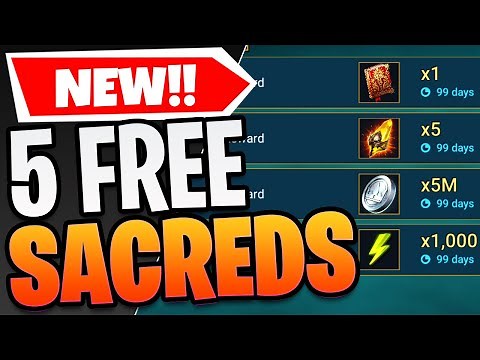 How to get 5 FREE SACRED SHARDS and more in Raid Shadow Legends