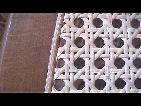 HOW TO : Replace a Woven Cane Seat in a Chair
