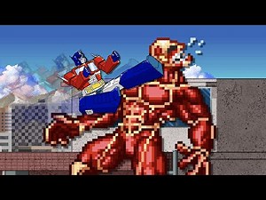 Optimus Prime vs Colossal Titan: Transformers vs Attack on Titan Animation