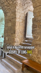 “This is the Synagogue Church in Nazareth, a small church built over the site where local tradition says the ancient Jewish synagogue of Nazareth once stood. According to the Gospel of Luke, this is where Jesus read from the scroll of Isaiah and declared the prophecy fulfilled. The crowd initially listened, but after Jesus spoke about prophets not being accepted in their hometown, the people became angry. They drove him out of the synagogue and attempted to take him to a nearby cliff, but he esc