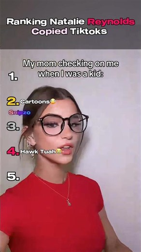 I ranked Natalie Reynolds Copying Other Creators #brookmonk #tiktoktrend
