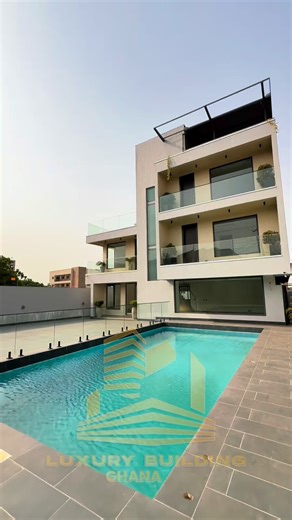 LUXURY BUILDING | GHANA REAL ESTATE on Instagram: "Five(5) bedroom house for sale at East Legon. Features: - swimming pool - ⁠pool house - ⁠indoor and outdoor kitchen - ⁠servant quarters - ⁠all rooms en-suite - ⁠walk-in closet - ⁠rooftop lounge - ⁠terrace - ⁠automated gate - ⁠family area Price: $850,000 USD negotiable Contact us for more information. ☎️ +233552310426 🔗Luxurybuildingghana.com 📥Info@luxurybuildingghana.com #luxurybuildingghana #realestate #ghanarealestate #ghana #eastlegon"
