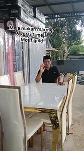 119K views · 1.1K reactions | Lengkapi ruang makan anda dengan meja makan marmer barang impor yang bisa d pakai anak cucuk..殺 #mejamakan #mejamakanmarmer #mejamakanimpor | Abdul Wahab | Facebook