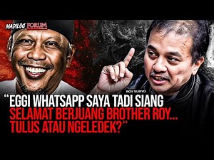 ROY SURYO: EGGI SUDJANA BEBAS TERSANGKA... JIKA KAMI DITAHAN... KAMI TAK GENTAR...!!!
