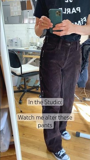 Corduroy Pants Alteration: Baggy to Stylish