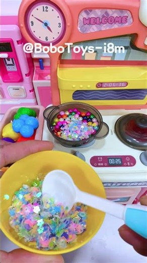 Satisfying Pink Miniature Kitchen ASMR: Cooking Sounds | No Talking #Shorts