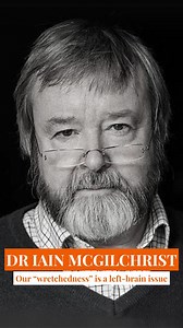 This week on Wild, Dr Iain McGilchrist (neuroscientist, psychiatrist, polymath, author of The Master and His Emissary) devised a thesis that sets out how the two sides of our brains can affect the way we both interact and create the world. The left hemisphere is a narrow, extractive, problem-solving “machine” that divides and conquers things, fails to see our part in the world and to fathom beauty, awe and responsibility. Our civilisation, Iain says, has become ruled by a left-brain mentality, w