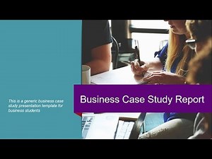 Business Case Study Presentation Format || wowTemplates
