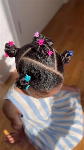 Kid-Friendly Bantu Knots Tutorial