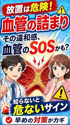 【恐怖】知らない間に血管がドロドロ？😱 心筋梗塞や脳卒中を招く「動脈硬化のプロセス」】