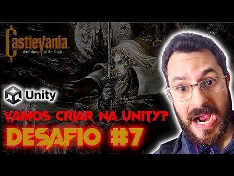 🔴🧛‍[ IMPROVISANDO! ] Como Criar METROIDVANIA na UNITY | Castlevania Symphony of the night!