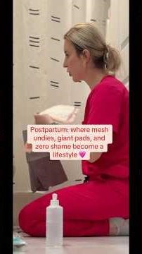 Postpartum Care: Changing your Pads after Delivery!