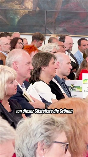 Vogelwilde Gästeliste 🤪 | Django Asül | Fraktionsjubiläum | 40 Jahre Grüne im Bayerischen Landtag