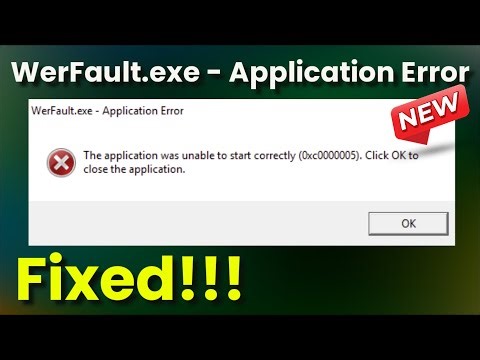 How To Fix WerFault.exe - Application Error in Windows 11/10 - 2026