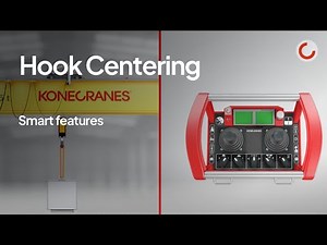 Smart Features for industrial cranes: Hook Centering