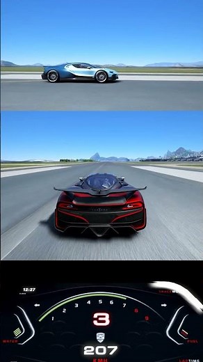2200HP SSC Turata Aggressor v Bugatti Tourbillion v Koenigsegg Absolut DRAG RACE
