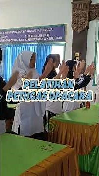 Pelatihan Petugas Upacara | Dirigen Doa & Pembacaan UUD #mtsn1yogyakarta