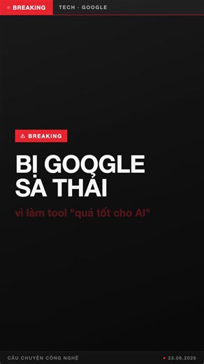 Tất cả bắt đầu từ một cú khịa: “Google nên tự làm cái CLI này đi” 😏 24h sau, một kỹ sư Google làm thật — Justin Poehnelt tung Workspace CLI, lên #1 Hacker News, nghìn GitHub stars. Rồi… bị sa thải. Đúng 2 ngày sau khi Google công bố CLI “chính thức” tại Cloud Next 🤯 Theo bạn: Google bảo vệ thương hiệu, hay sợ bị AI disrupt? Comment đi nha 👇 #vibecoding #ai #technews #coding