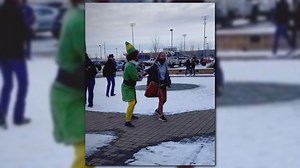 Idaho dad picks daughter up from school in full 'Elf' costume