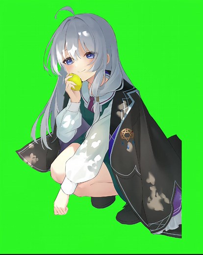 Elaina Green Screen Effect for Anime Videos