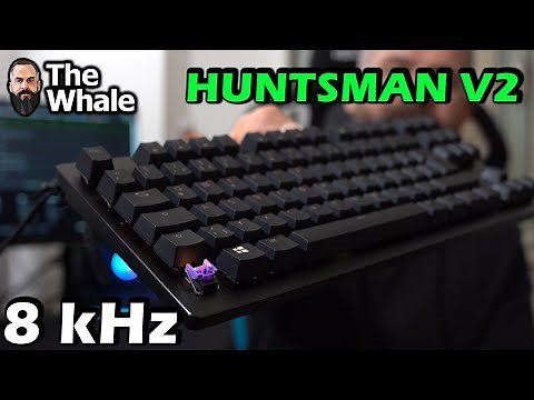 The new RAZER HUNTSMAN V2 TKL: the real usage of 8kHz in keyboards!