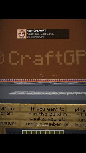 Tehnotonik on Instagram: "Minecraft CraftGPT Map moment #minecraft"