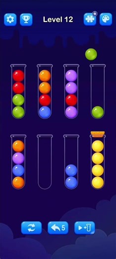 Ball sort puzzle level 12 #games