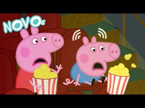 Peppa Pig Português Brasil 🎥 Visita ao Cinema 🍿 NOVO Contos da Peppa Pig