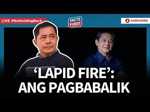 Nagbabalik: LAPID FIRE ni Ka Percy