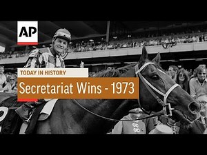 Secretariat Wins Belmont Stakes - 1973 | Today in History | 9 June 16