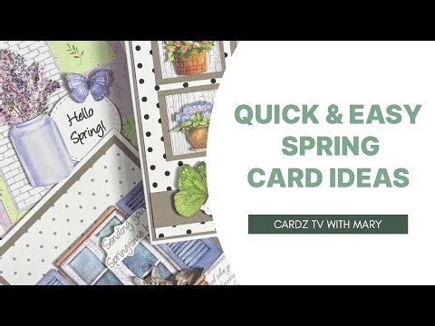 QUICK AND EASY SPRING AND EASTER CARD IDEAS