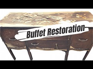 Antique Buffet Restoration/Furniture Flip/Furniture Repair and Painting
