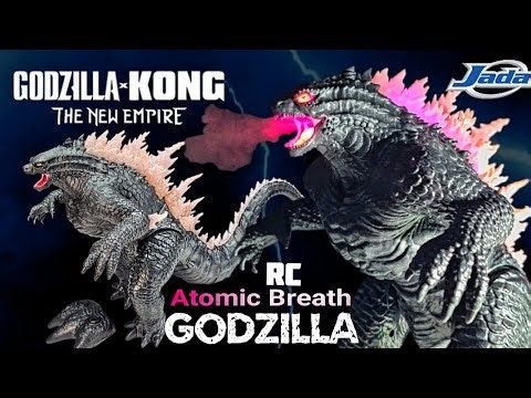 HUGE Jada Toys RC Godzilla x Kong New Empire Heat Ray Breath Godzilla Review!! This is AWESOME!