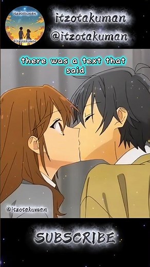 Miyamura just need an excuse to Kiss Hori😘