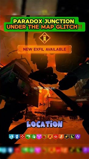 This Paradox Junction Under Map Glitch is BROKEN but hard to hit‼️