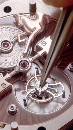 Every detail of La Esmeralda Tourbillon “A Secret” Eternity Edition is carefully considered to reveal the craftsmanship behind it. From the intricately engraved housing dressed in Grand Feu enamel to the tiniest screw hidden within the GP9600 calibre movement, this exceptional timepiece showcases the rare Haute Horlogerie skills and traditional Métiers d'Art mastered by the Manufacture’s craftspeople. #GirardPerregaux #LaEsmeralda #Craftsmanship #SwissManufacture | Girard-Perregaux