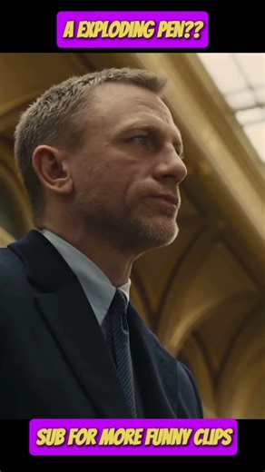 Were you expecting an exploding pen? #actionmovies #movie #jamesbond ￼