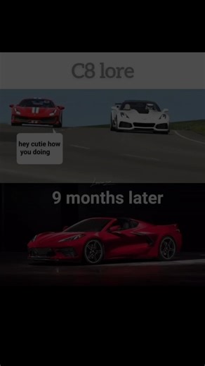 Corvette C8 is a Ferrari? #car #automobile #edit #dream