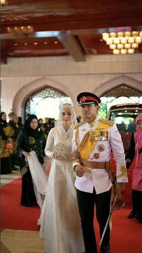 The Spectacular Brunei Royal Wedding of 🇧🇳 HRH Prince Abdul Mateen and beautiful Princess Anisha"
